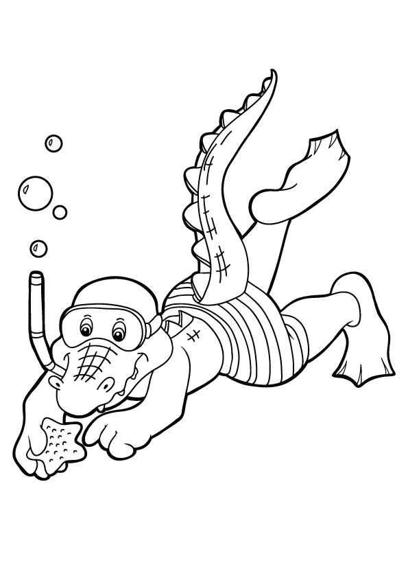 crocodile-diver