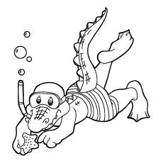 crocodile-diver