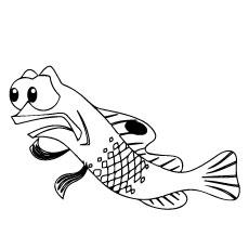 bruce from finding nemo coloring pages