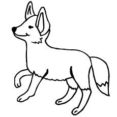 fox coloring pages to print