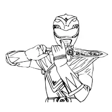 Power Ranger Para Coloring Pages_image