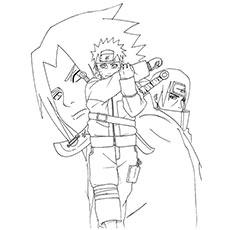 top 25 free printable naruto coloring pages online