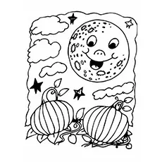 Pumpkin halloween coloring page_image