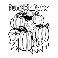 Pumpkin Patch Toll coloring page