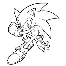 43 coloring pages of Sonic