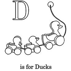 Top 10 Free Printable Letter D Coloring Pages Online