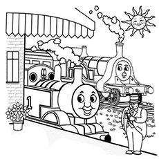 thomas the tank engine and coloring pages