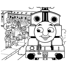 Free Printable Coloring Pages of The Fergus Train
