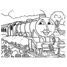 The Gordon Of Thomas the Train to Color_image