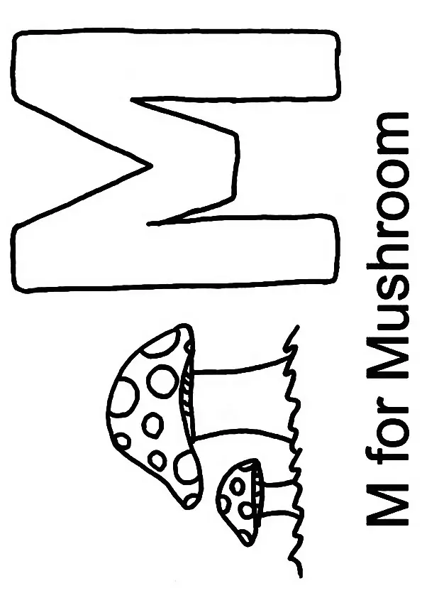 the-m-for-mushroom