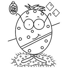 Mr Specky Egg Coloring Pages