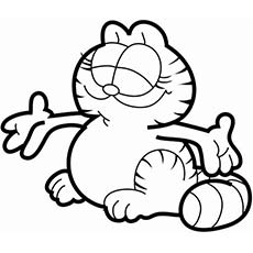 The Nermal from Garfield coloring page