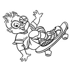 alvin and the chipmunks simon coloring pages