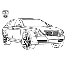 Transportation Sports Car Coloring Page_image