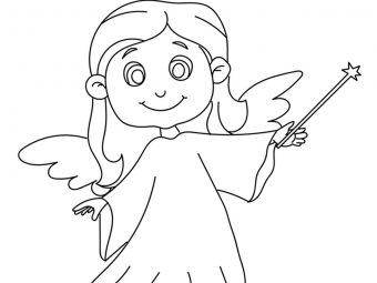 10 Cheerful Angel Coloring Pages For Your Toddler