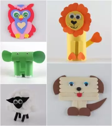 15 Easy-To-Make Animal Crafts For Kids