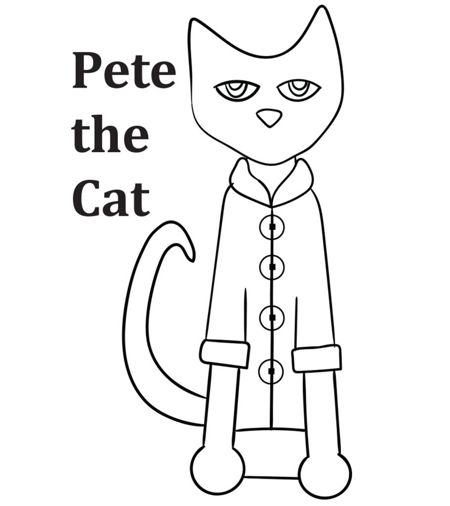 Printable Pete The Cat Template