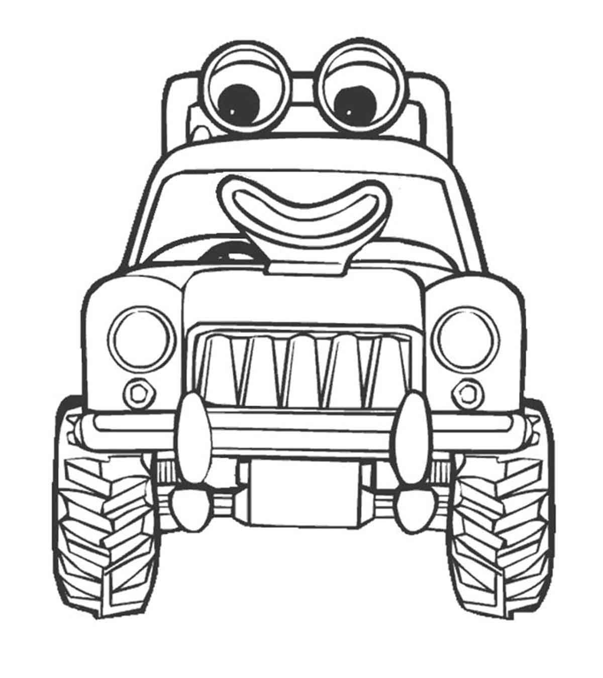 25 Adventurous Tractor Coloring Pages For Your Little Ones