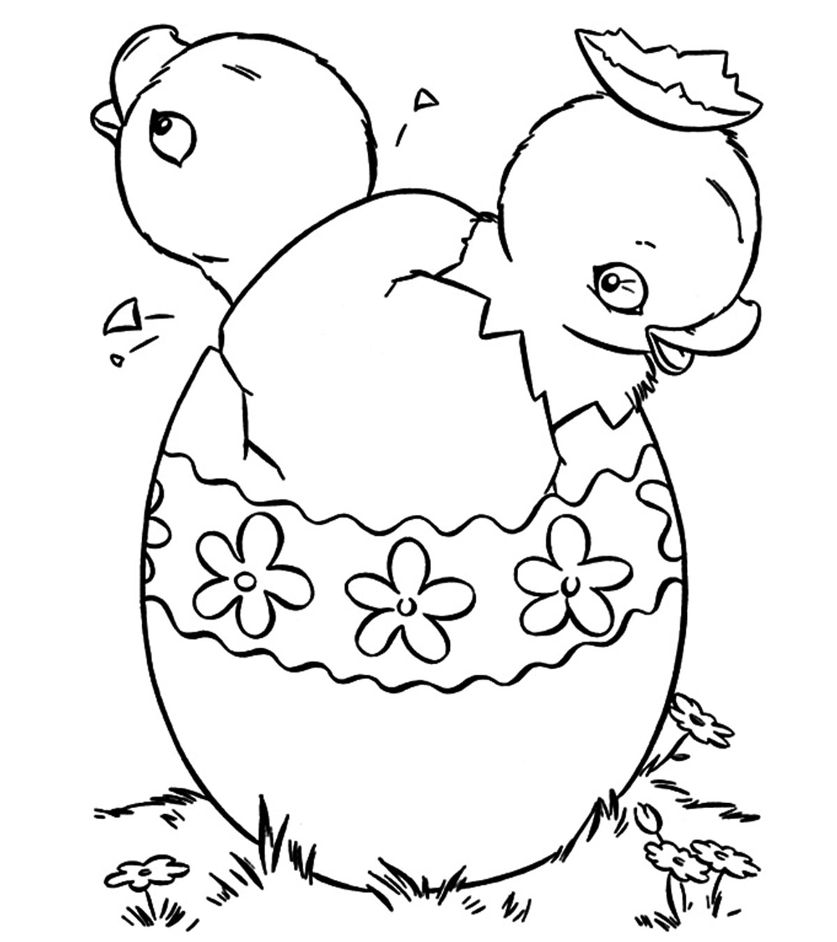 25 Amazing Easter Egg Coloring Pages Your Toddler Will Love To Color