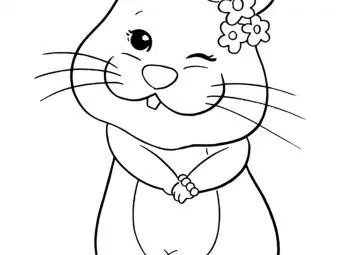 25 Best Hamster Coloring Pages Your Toddler Will Love To Color