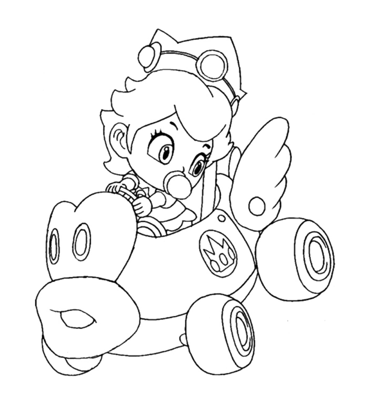 25 Best Princess Peach Coloring Pages For Your Little Girl