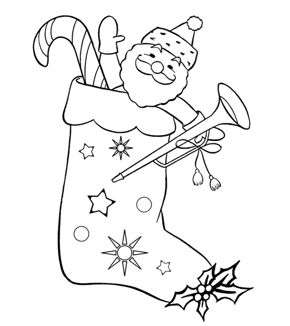 6600 Coloring Pages Of Christmas Stockings , Free HD Download