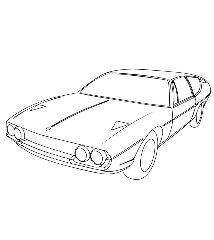 Top 9 Free Printable Lamborghini Coloring Pages Online