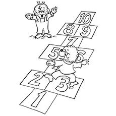 A berenstain bears num coloring pages