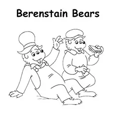 A berenstain bears site coloring pages