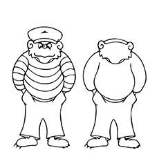 A berenstain bears two coloring pages