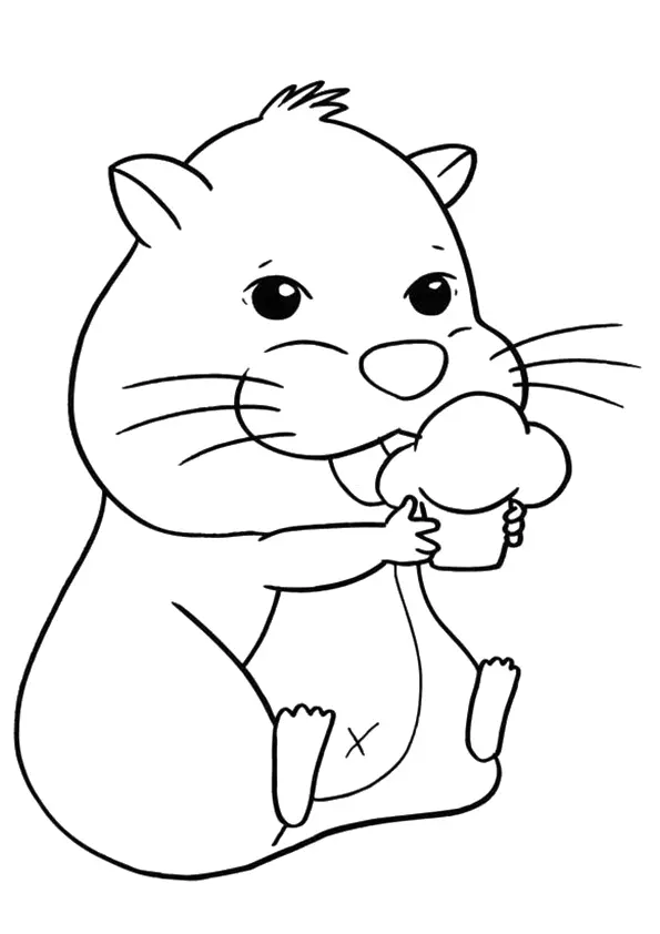 A-Best-Hamster-a-colouring-page