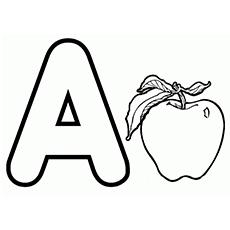 coloring pages of apple