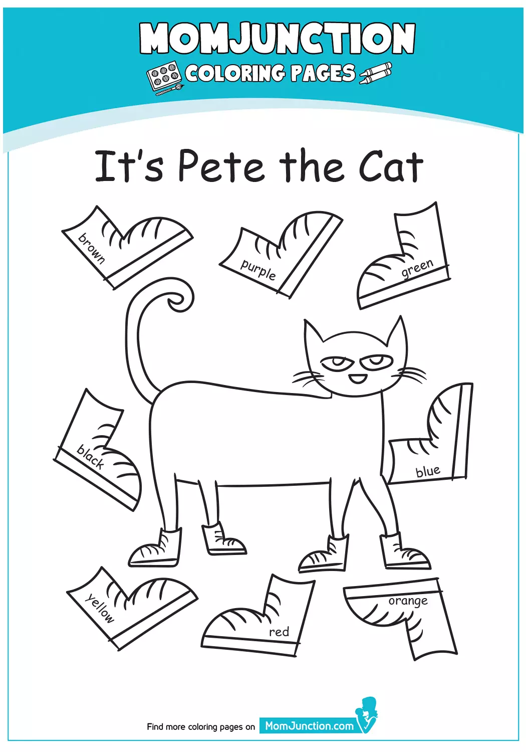 A-Pete-The-Cat-Coloring-Pages-green