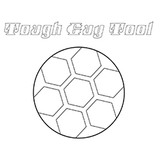 A soccer ball sport coloring page