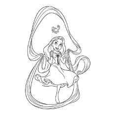 20 Beautiful Rapunzel Coloring Pages For Your Little Girl