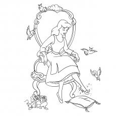 Beautiful princess coloring pages