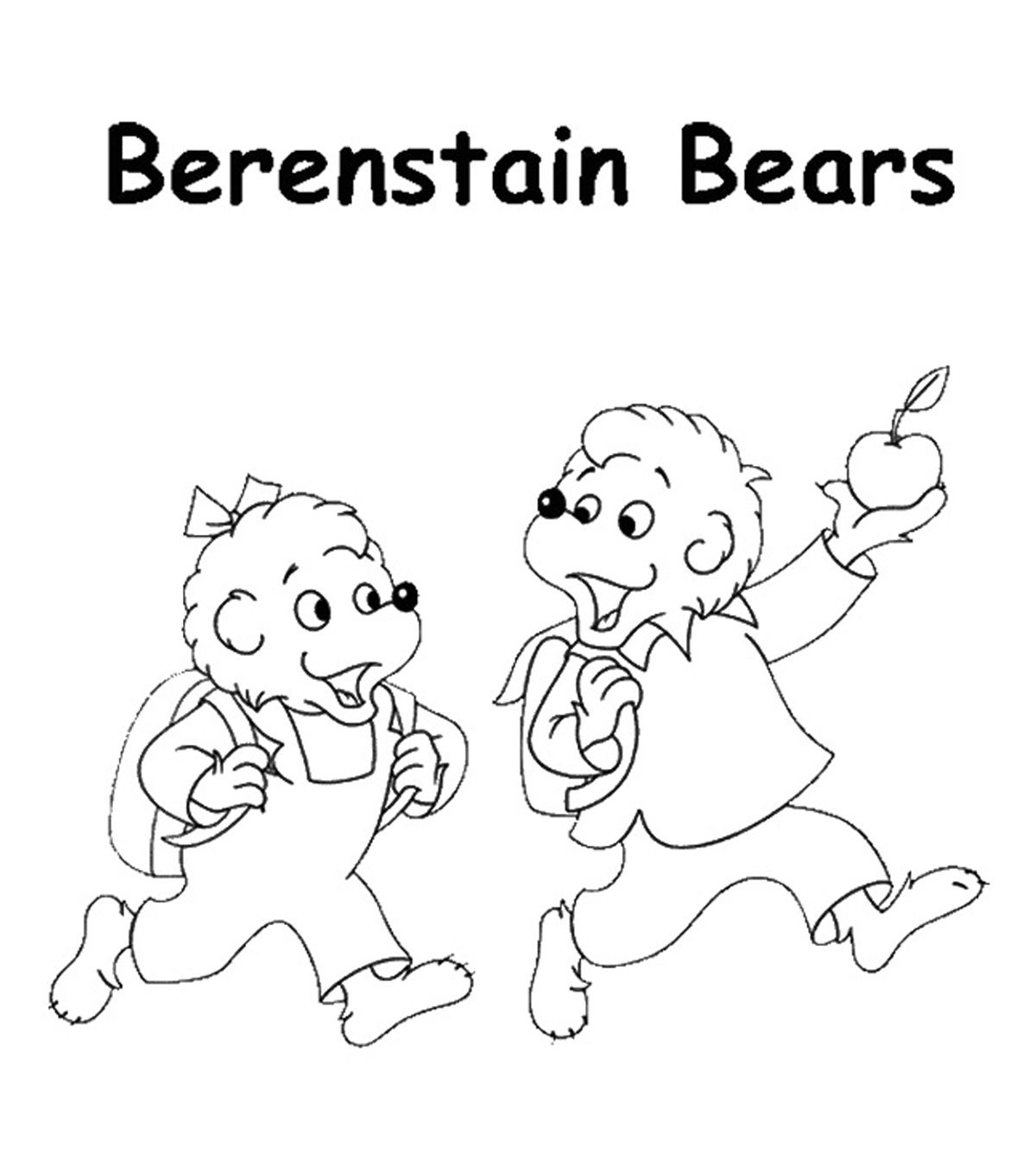 Coloring Pages Of Berenstain Bears - Coloring Walls