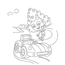 Car from Bubble Guppies coloring page