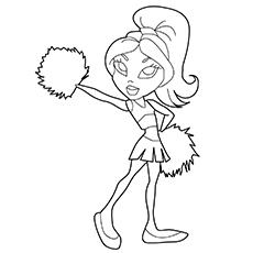 Download 25 Beautiful Free Printable Cheerleading Coloring Pages Online