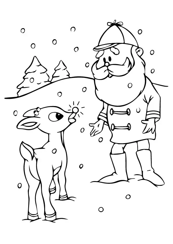 Christmas-Reindeer-Coloring-Pages