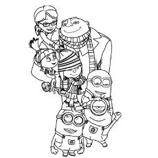 Despicable Me coloring page