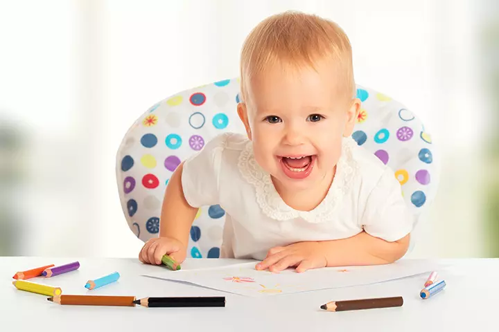 Drawing activities for 16 month old baby