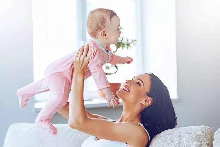 Gentle workout activities for 4-month-old baby