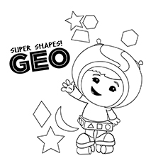 Geo, Team Umizoomi coloring page
