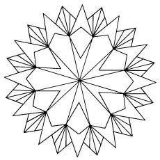 geometric design coloring pages