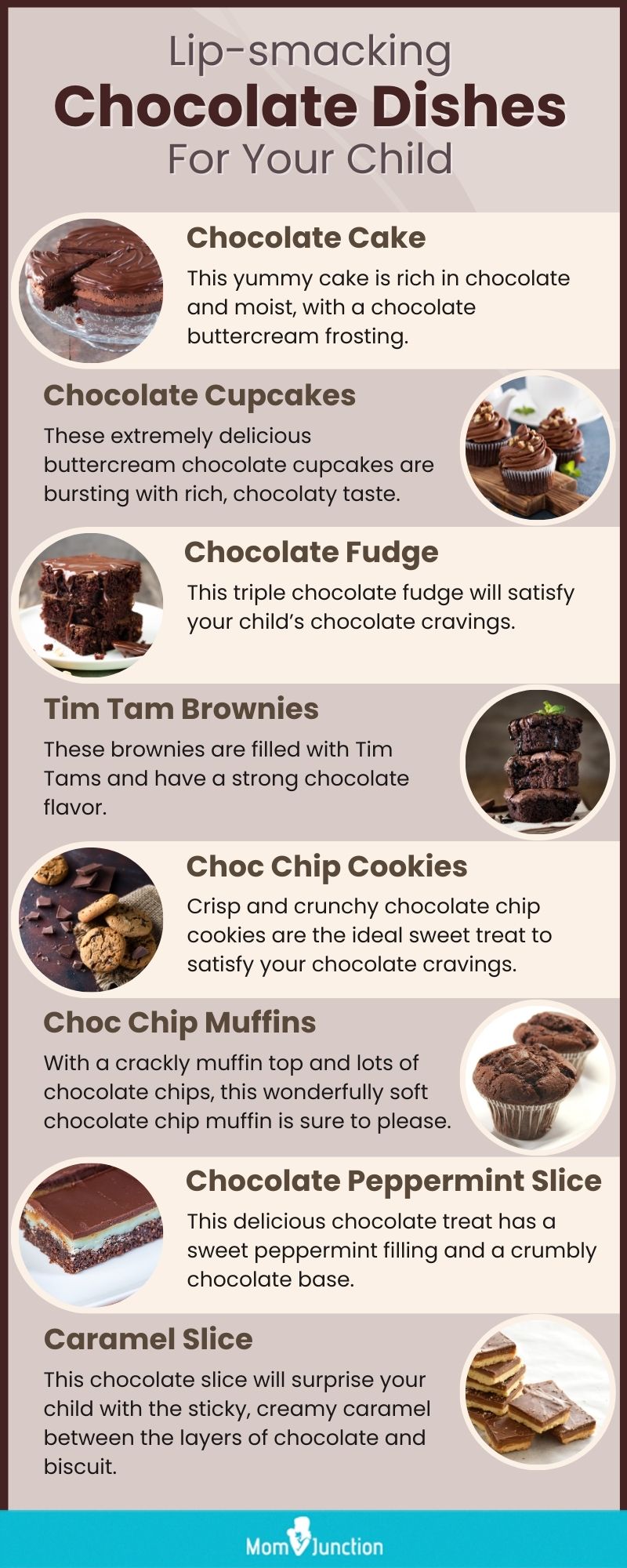 lip smacking chocolate dishes for your child (infographic)