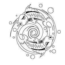 Kids-Coloring-Pages-Of-A-Koi-Fish-Tattoo-Design-16