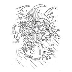 Top 25 Free Printable Koi Fish Coloring Pages Online