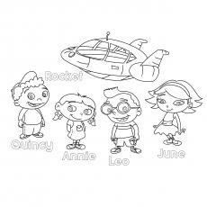 Little einsteins coloring pages for kids