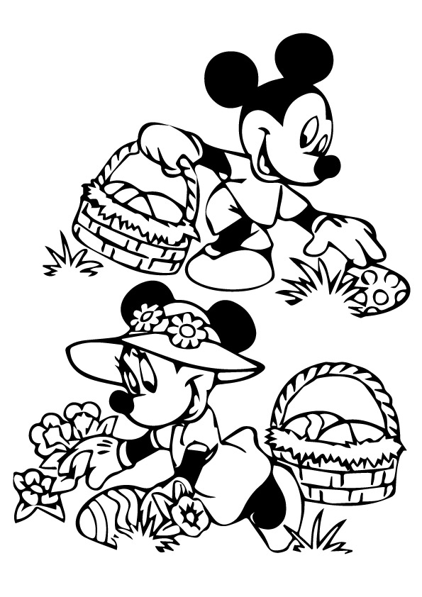 Mickey-And-Minnie-With-Easter-Egg-Balloons-17